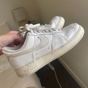 Nike Air Force 1 white sneakers woman’s size 9